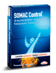 SOMAC CONTROL enterotabletti 20 mg taskupakkaus 14 fol