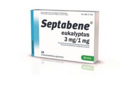 SEPTABENE EUKALYPTUS 3/1 mg imeskelytabl 16 fol